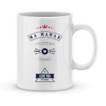 Mug personnalisé avec un prénom maman c'est la plus belle