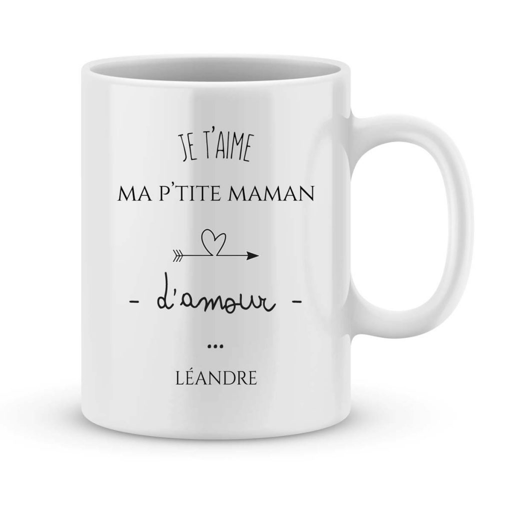 Cadeau Fête Des Mères Mug Personnalisé Bonne Fête Maman Damour 