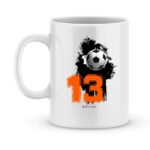 Mug personnalisé avec un prénom foot Lorient