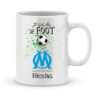 Mug personnalisé avec un prénom foot Marseille