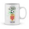 Mug personnalisé avec un prénom foot Monaco