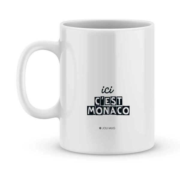 Mug personnalisé avec un prénom foot Monaco