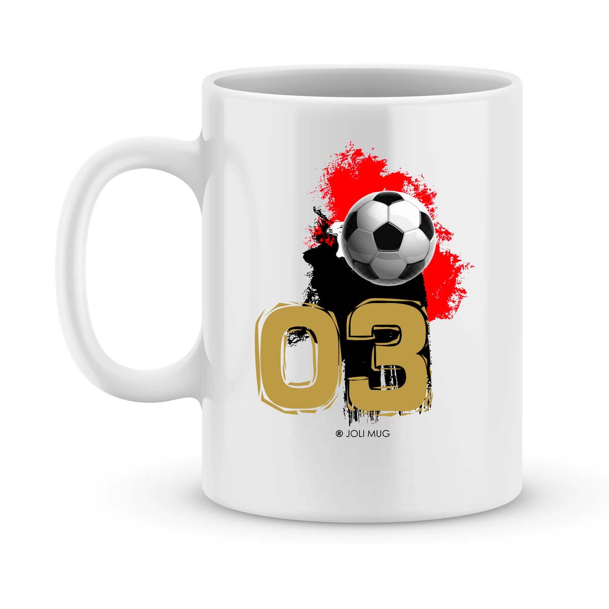 Mug personnalisé avec un prénom foot Nice