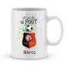 Mug personnalisé avec un prénom foot Rennes