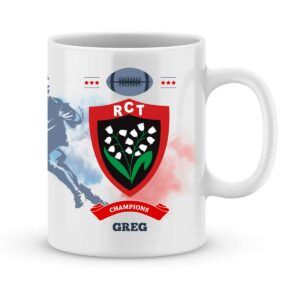 Mug personnalisé rugby top 14 Rugby Club Toulonnais