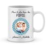 Mug personnalisé avec prénom et photo papa est beau