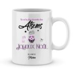 Cadeau noël atsem. Mug personnalisé joyeux noël