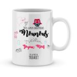 Cadeau noël nounou. Mug personnalisé joyeux noël