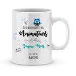 Cadeau noël animateur. Mug personnalisé joyeux noël