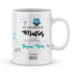 Cadeau noël maître. Mug personnalisé prénom joyeux noël