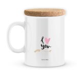 Mug personnalisé i love you - Bonne fête