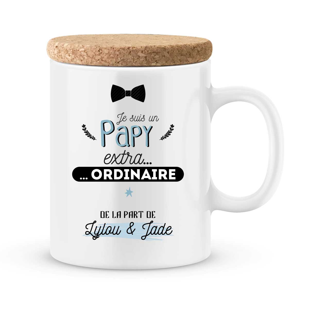 Mug en céramique personnalisable Grand-père-fect · Cadeau anniversaire ou  Noël de Papy