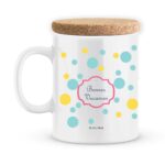 Cadeau atsem. Mug personnalisé avec prénom super année