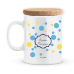 Cadeau maître. Mug personnalisé avec prénom super année