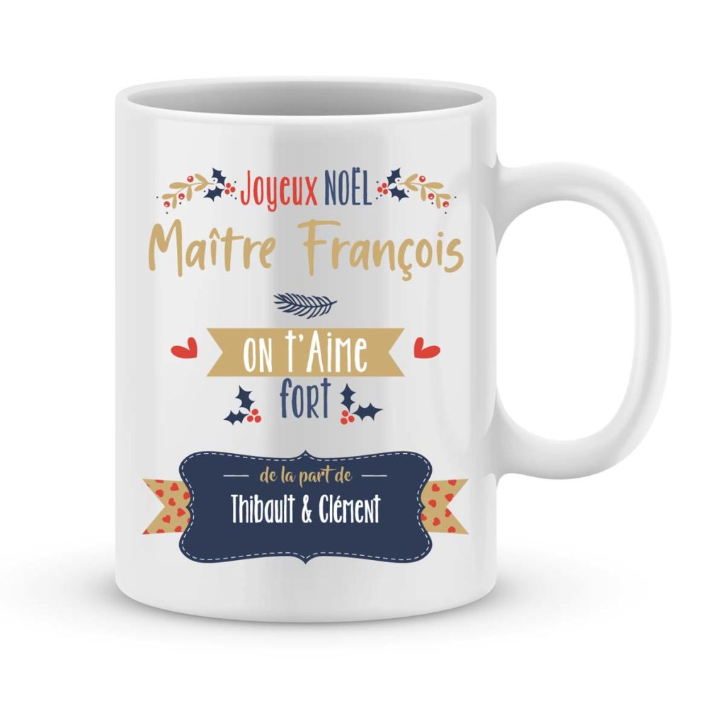 idée cadeau de noël maître Archives - Joli Mug