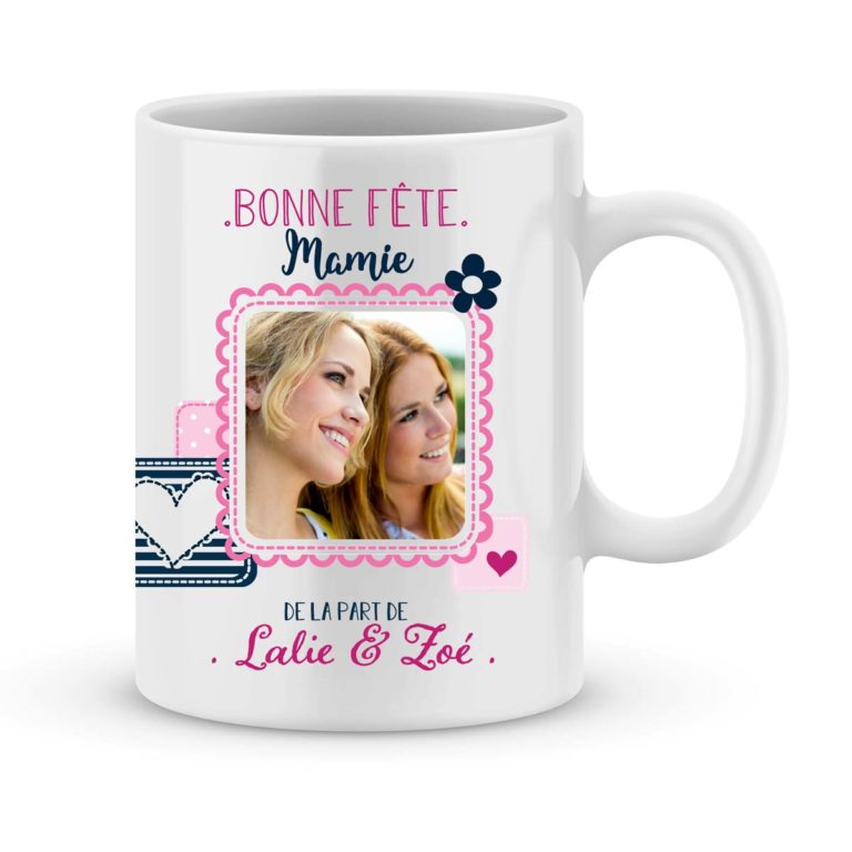  Cadeau  bonne f te mamie  Mug personnalis  photo tu es 