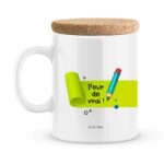 Cadeau maître. Mug personnalisé maître presque parfait avec prénoms