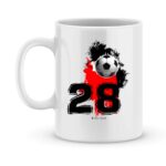 Mug personnalisé avec un prénom foot Brest