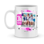 Mug joyeux anniversaire personnalisé fille