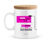 Mug personnalisé ajout d'année pour fille