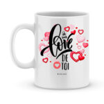 Cadeau saint valentin - Mug personnalisé je suis love de toi avec photo