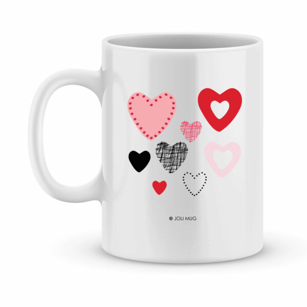 Cadeau saint valentin - Mug personnalisé I Love You - Bisous