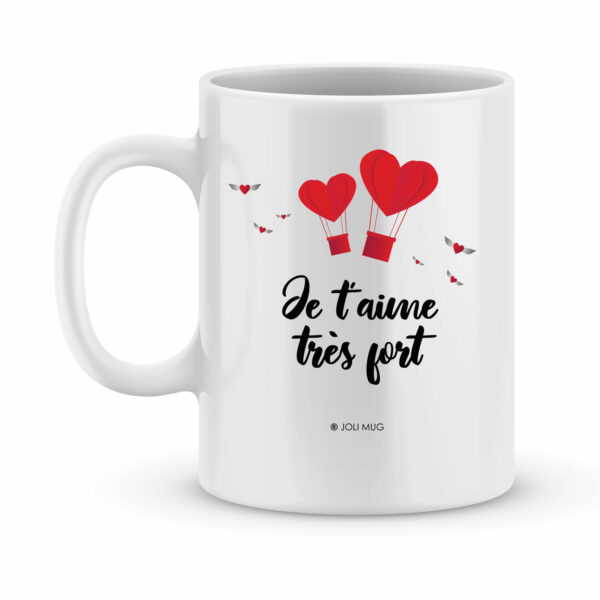 Mug Saint valentin Couple d'amoureux personnalisable