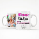 Cadeau mamie - Mug personnalisé mamie c'est la meilleure