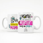 Cadeau fête des mamies - Mug personnalisé maman et mamie en mieux