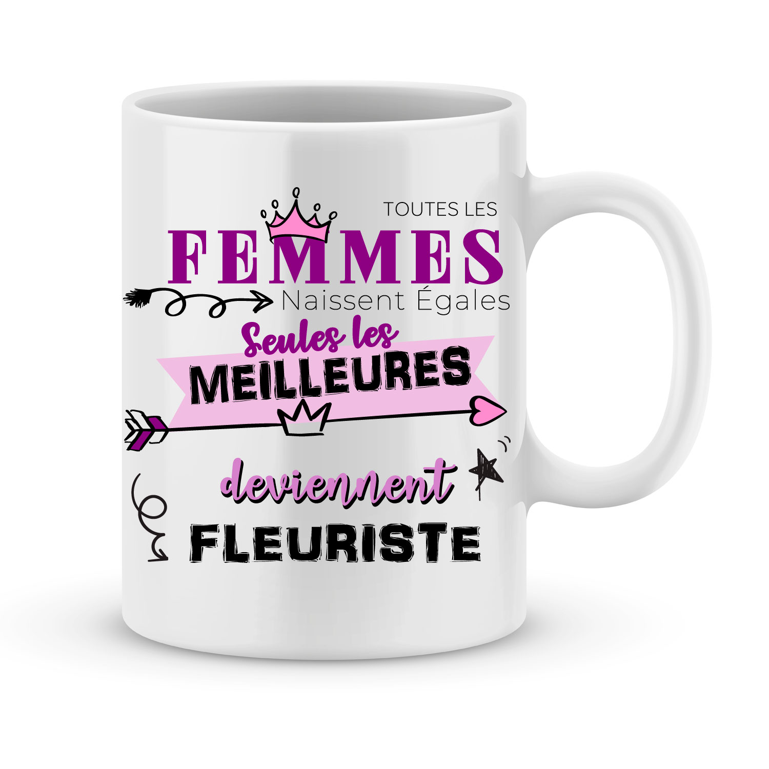 Cadeau Mug personnalisé Humour Motivation, Prénom, dessin, photo, texte  personnalisable 🤍 Made in France