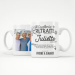 Cadeau départ retraite original - Mug pars à la poursuite de tes rêves