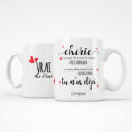 Idée cadeau saint valentin - Mug chérie/chéri à personnaliser tu m'as déjà