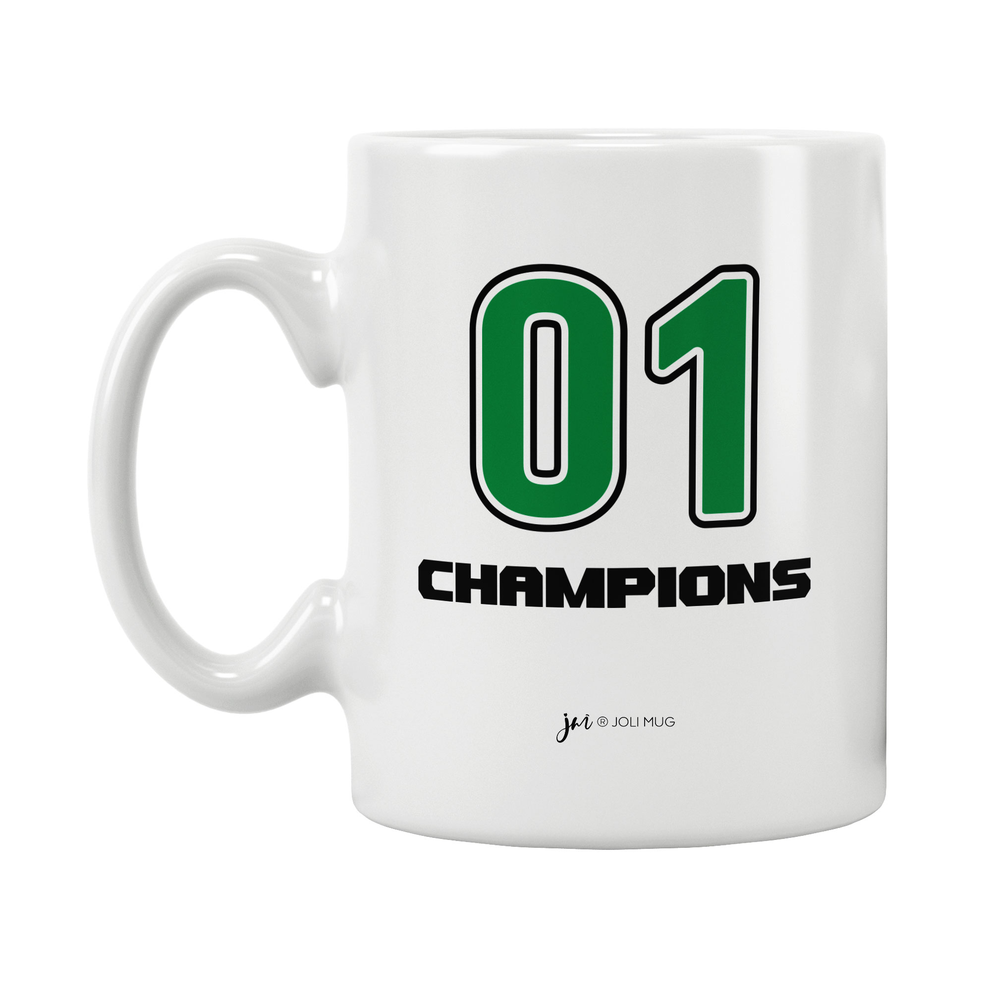 Mug AS Saint Etienne Foot Ligue 1 à personnaliser avec prénom et numéro