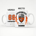 Mug Lorient Foot Ligue 1 à personnaliser avec prénom et numéro