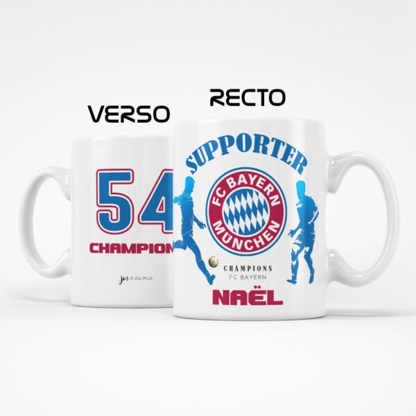 Mug Bayern à personnaliser avec prénom et numéro