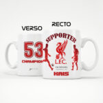 Mug Liverpool à personnaliser avec prénom et numéro