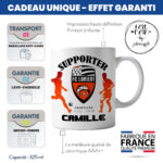 Mug Lorient Foot Ligue 1 à personnaliser avec prénom et numéro