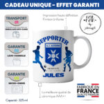 Mug Auxerre Foot Ligue 1 à personnaliser avec prénom et numéro