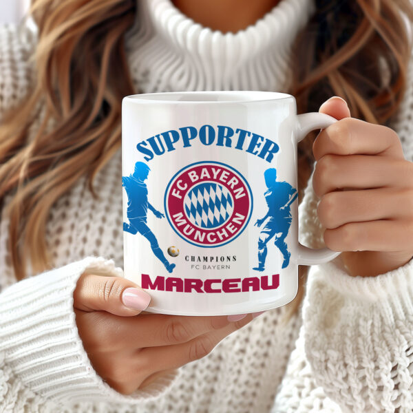 Mug Bayern à personnaliser avec prénom et numéro