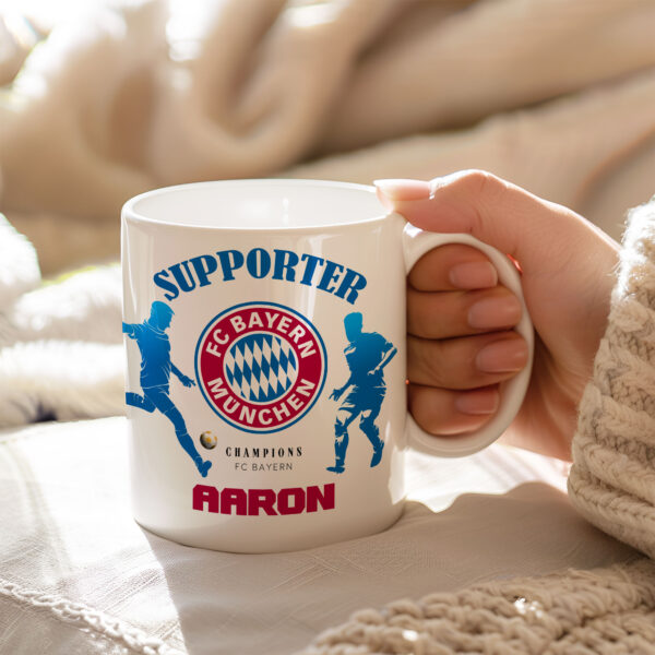 Mug Bayern à personnaliser avec prénom et numéro