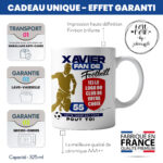 Mug foot logo au choix à personnaliser avec prénom et numéro